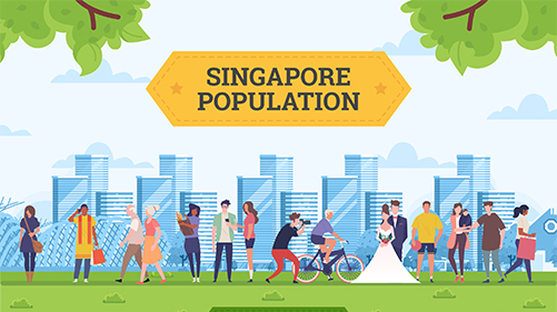 Singapore Population Infographic