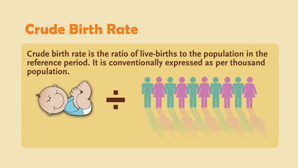 Crude birth rate