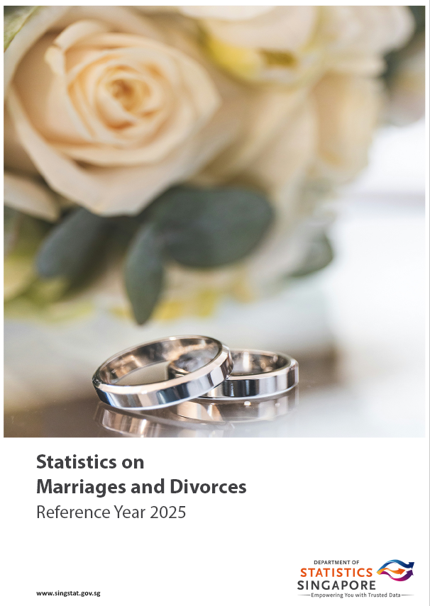Report Cover for Statistics on Marriages and Divorces 2025